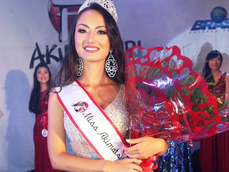 Img: Mogiana é eleita Miss Akimatsuri 2018