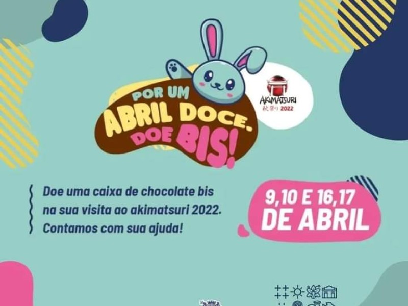 Img: Visitante do Akimatsuri pode doar uma caixa de chocolate para ação solidária