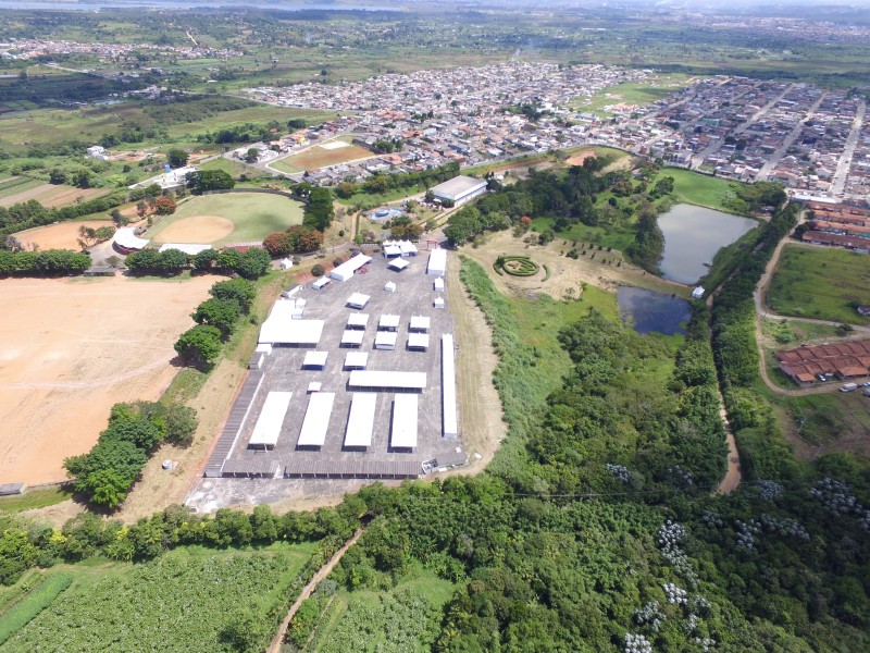 Img: Bunkyo finaliza montagem de estrutura para o Akimatsuri