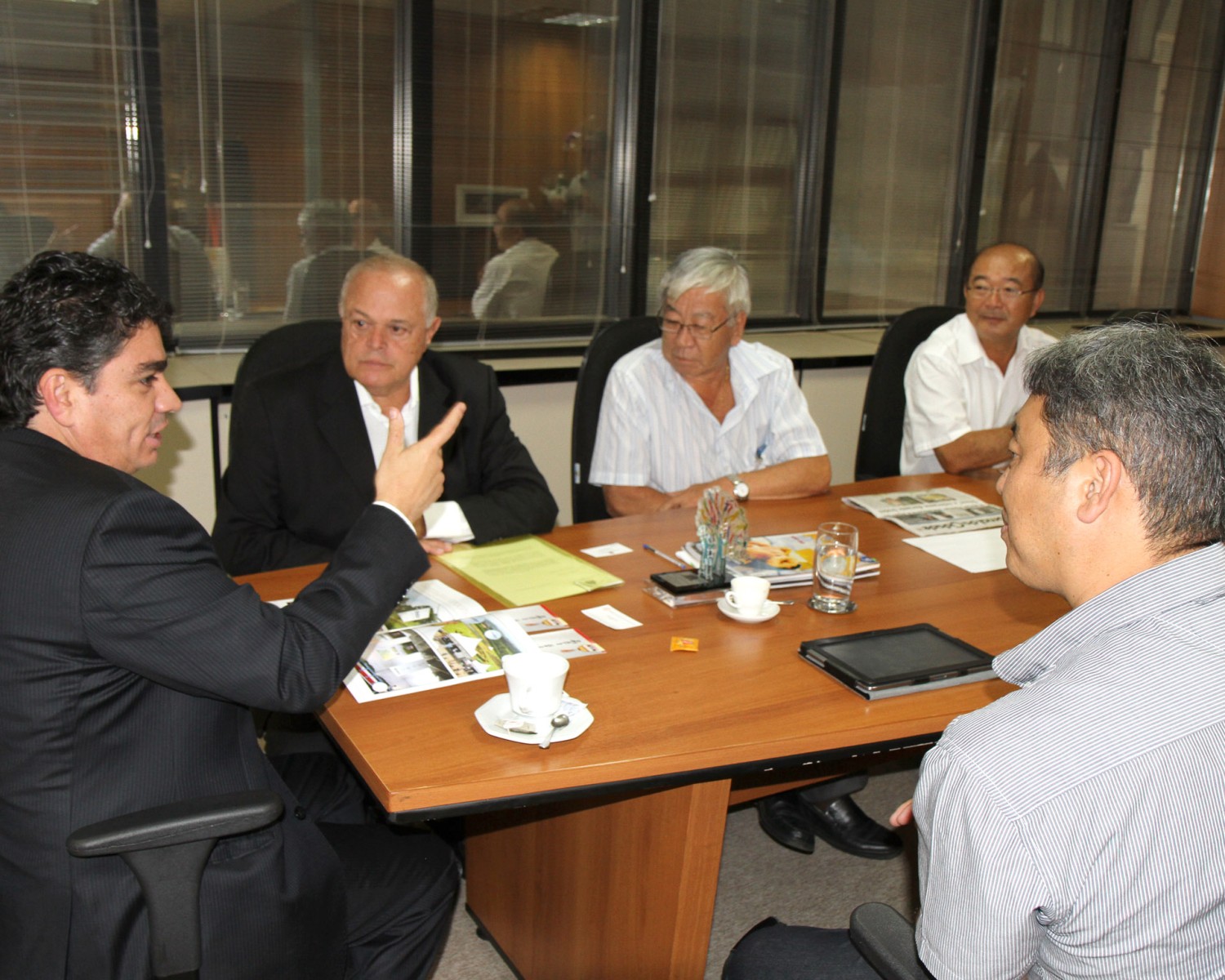 Img: Secretaria de Turismo recebe coordenadores do Akimatsuri.